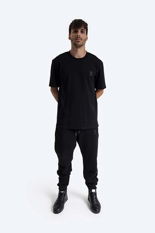 Filling Pieces cotton T-shirt Lux Tee 88113731861 black AA00