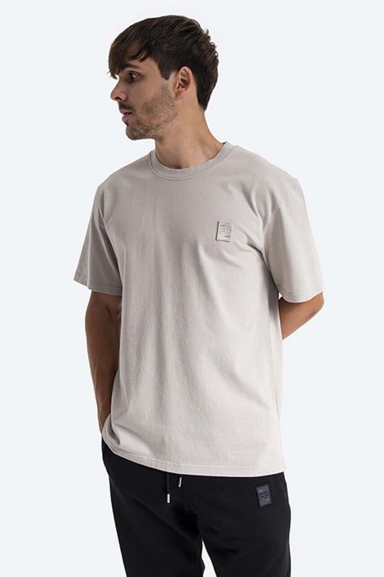 Filling Pieces tricou din bumbac Lux Tee uni gri 88113731932