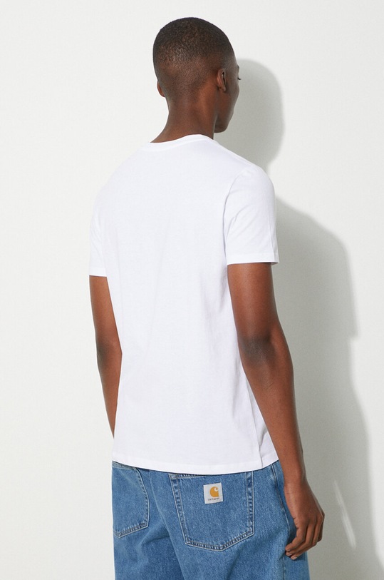 Odzież A.P.C. t-shirt bawełniany Vpc Blanc COBQX.H26586 biały