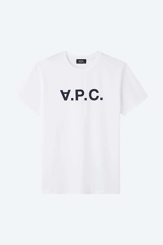 Хлопковая футболка A.P.C. Vpc Blanc COBQX.H26586 белый