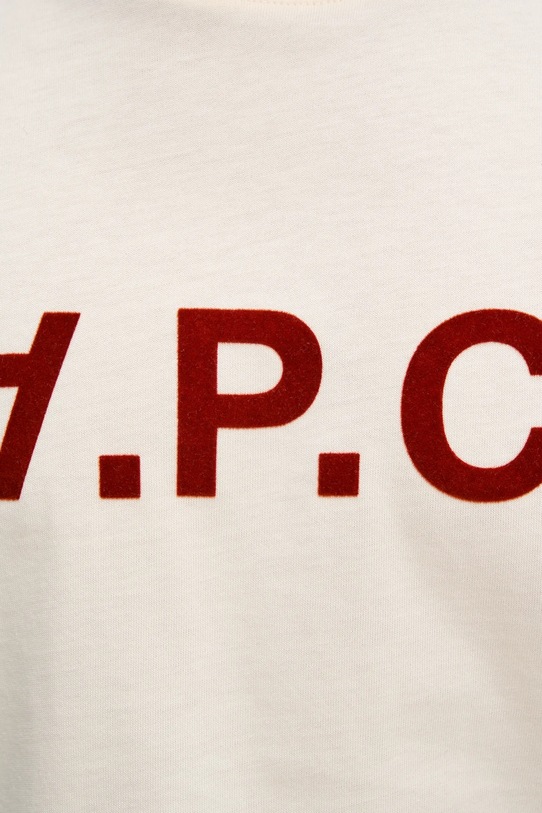 Памучна тениска A.P.C. Vpc Kolor COBQX.H26943 бежов