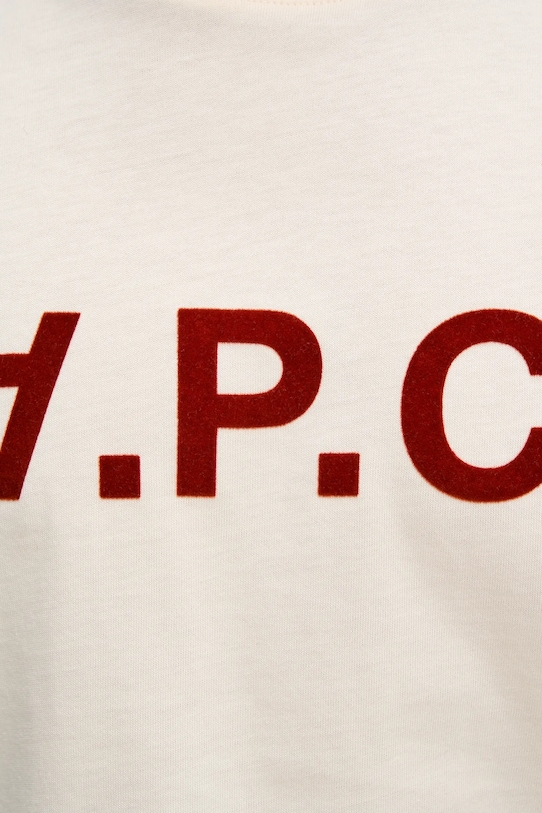 Памучна тениска A.P.C. Vpc Kolor COBQX.H26943 бежов