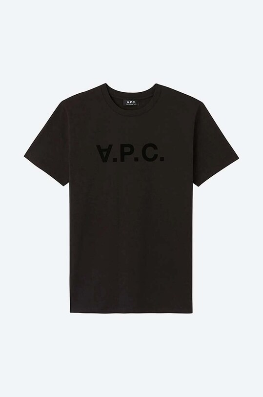 A.P.C. cotton T-shirt Vpc Kolor COBQX.H26943 black