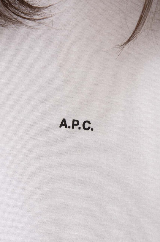 A.P.C. t-shirt bawełniany Kyle biały COEIO.H26929