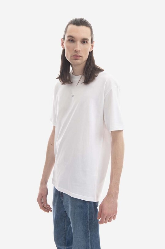 A.P.C. cotton T-shirt Kyle COEIO.H26929 white