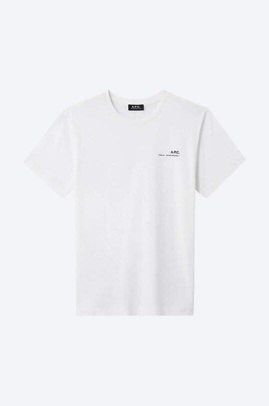A.P.C. tricou din bumbac Item F COEOP.H26904 alb