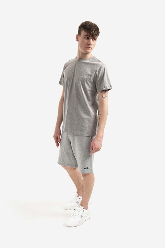 A.P.C. cotton T-shirt Item F COEOP.H26904 gray AA00