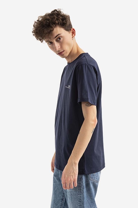 A.P.C. cotton T-shirt Item F COEOP.H26904 navy