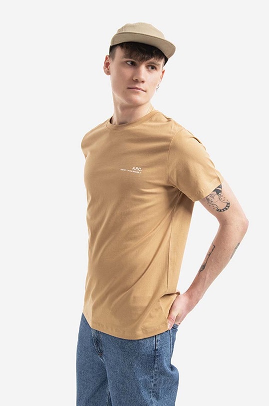 A.P.C. cotton T-shirt Item F cotton beige COEOP.H26904