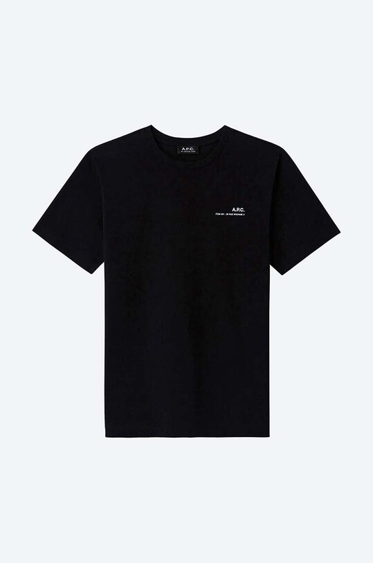 A.P.C. t-shirt bawełniany Item F COEOP.H26904 czarny