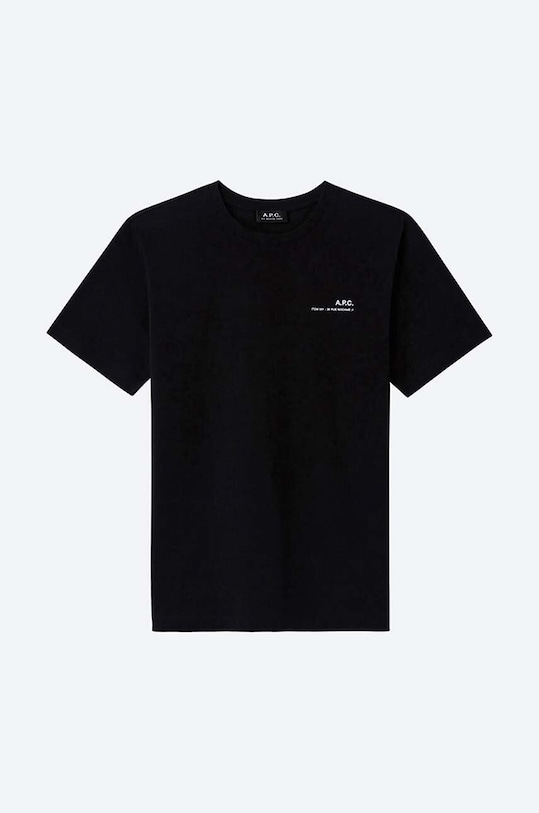 A.P.C. cotton T-shirt Item F COEOP.H26904 black