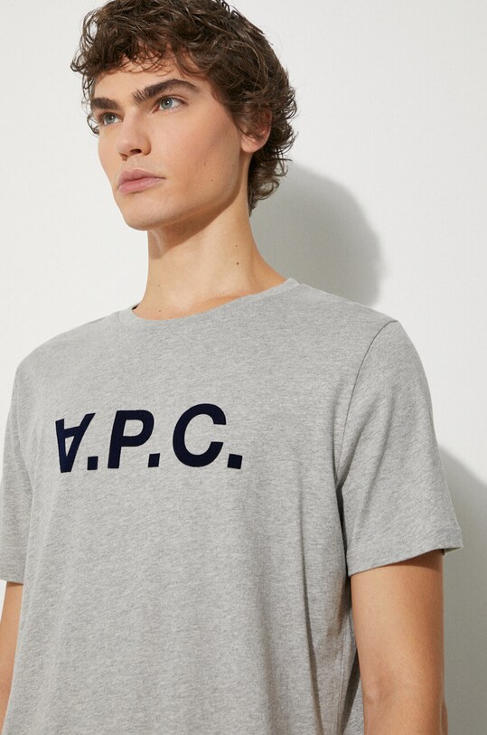 A.P.C. cotton T-shirt VPC Color COEZB.H26943 gray