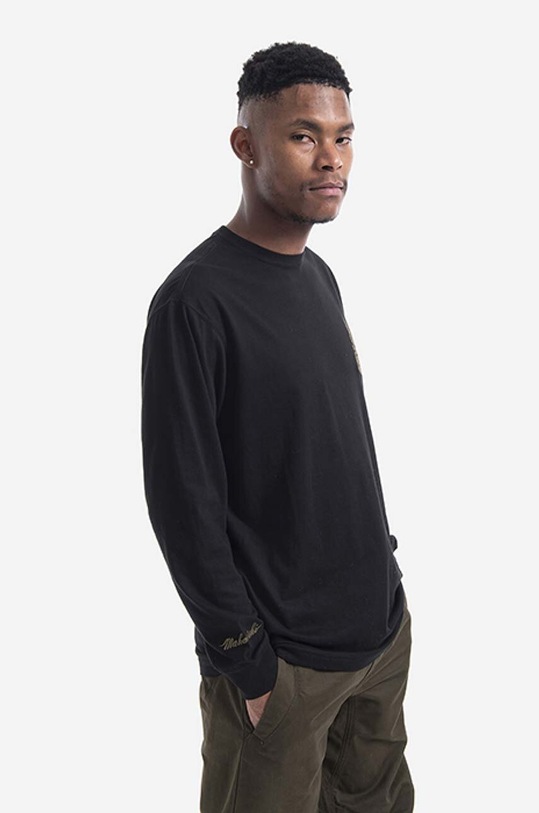 Maharishi cotton longsleeve top 3644.BLACK