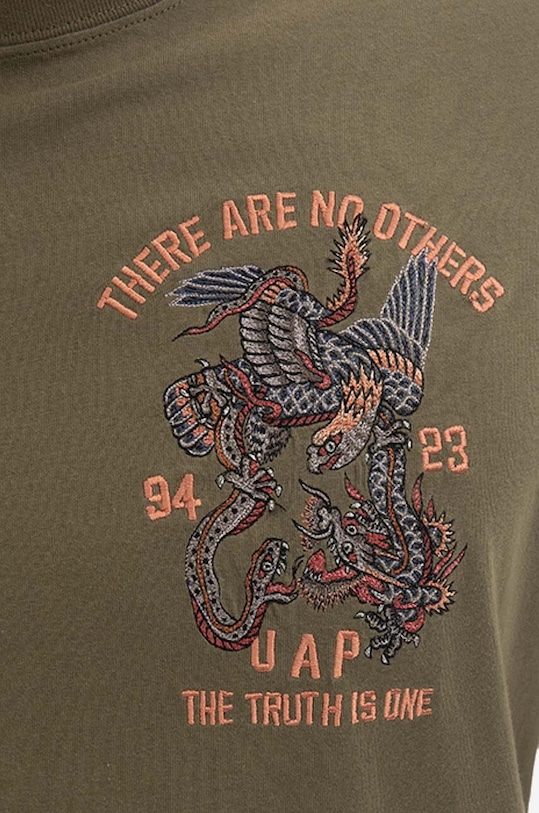 Maharishi tricou din bumbac verde 4093.OLIVE