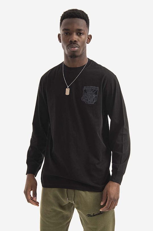 Maharishi longsleeve bawełniany Maha Force Longsleeve T-shirt