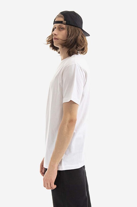 Maharishi t-shirt bawełniany Tibetan Dragon T-shirt Washed 8129.WHITE