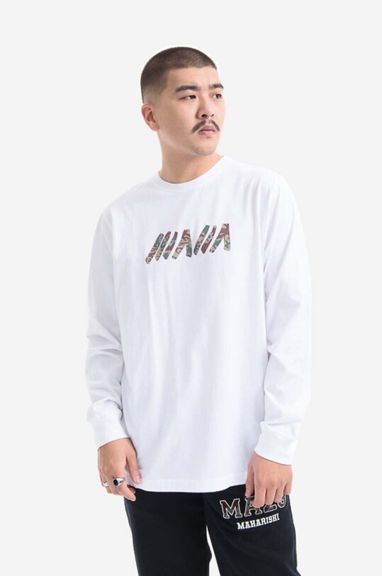 Maharishi longsleeve bawełniany Monster Tiger Longsleeve T-Shirt