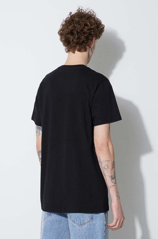 Одежда Хлопковая футболка Maharishi Warhol Polaroid Portrait T-Shirt OCJ 9711.BLACK чёрный