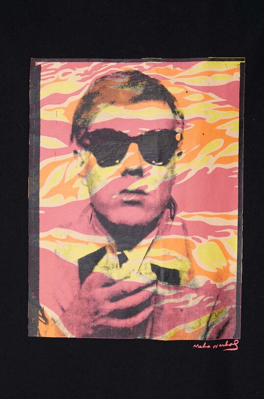 Хлопковая футболка Maharishi Warhol Polaroid Portrait T-Shirt OCJ 9711.BLACK