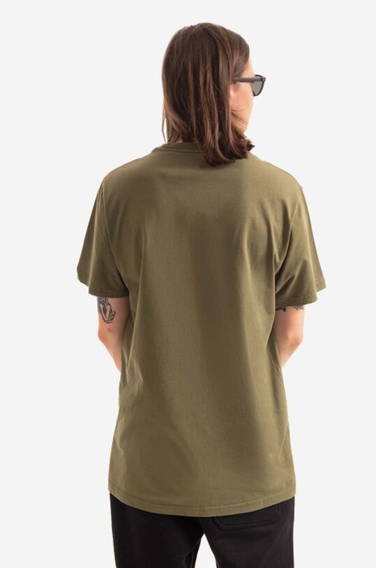 Abbigliamento Maharishi t-shirt in cotone Warhol Polaroid Portrait T-Shirt OCJ 9711.OLIVE verde