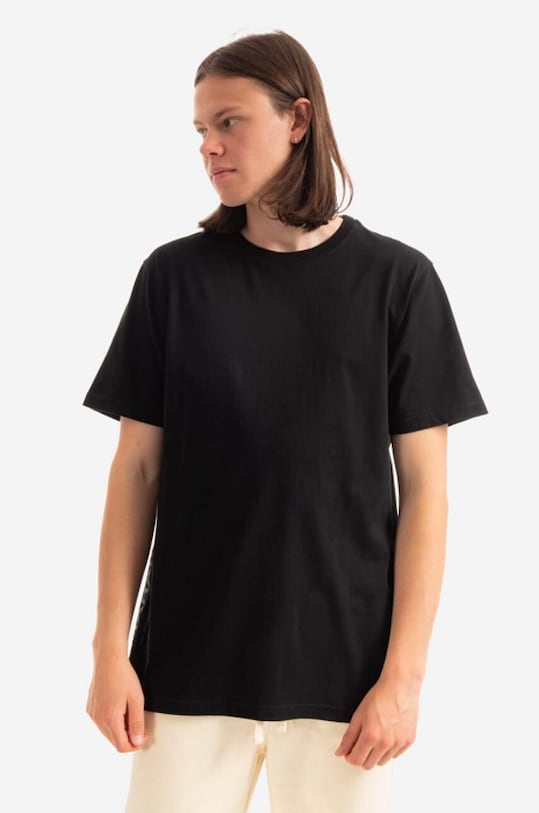 Maharishi cotton T-shirt Miltype T-shirt OCJ Planet friendly black 9752.BLACK
