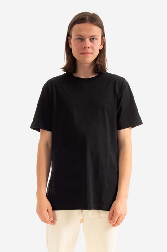 Maharishi cotton T-shirt Miltype T-shirt OCJ 9752.BLACK black