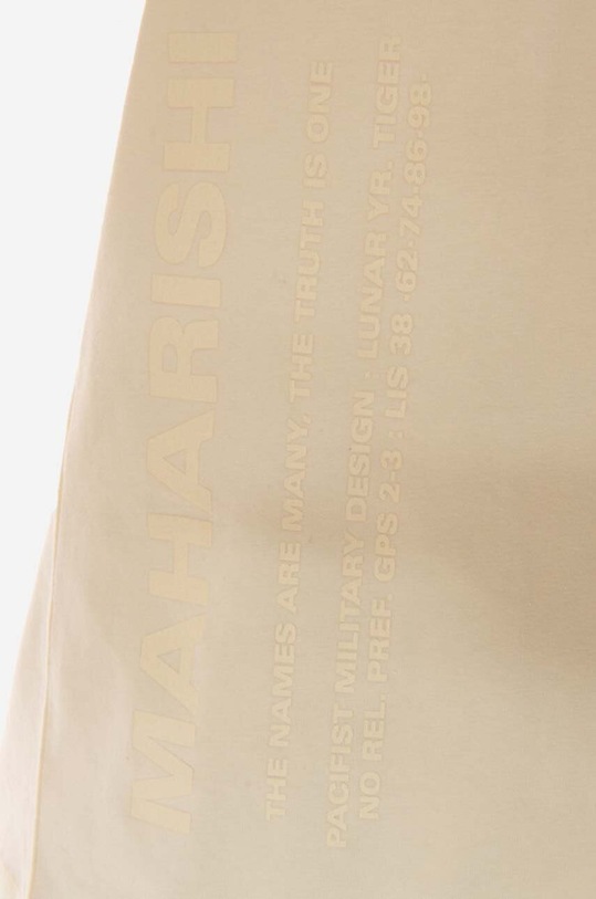 Maharishi cotton t-shirt 9752.ECRU beige