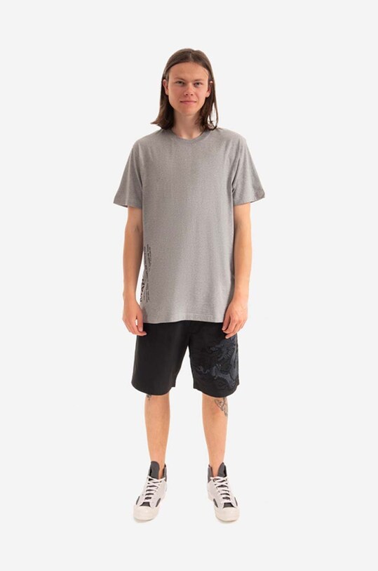 Maharishi t-shirt bawełniany 9752.MARL szary AA00