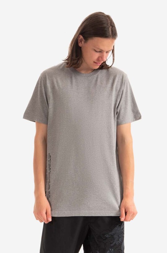 Maharishi t-shirt bawełniany 9752.MARL szary