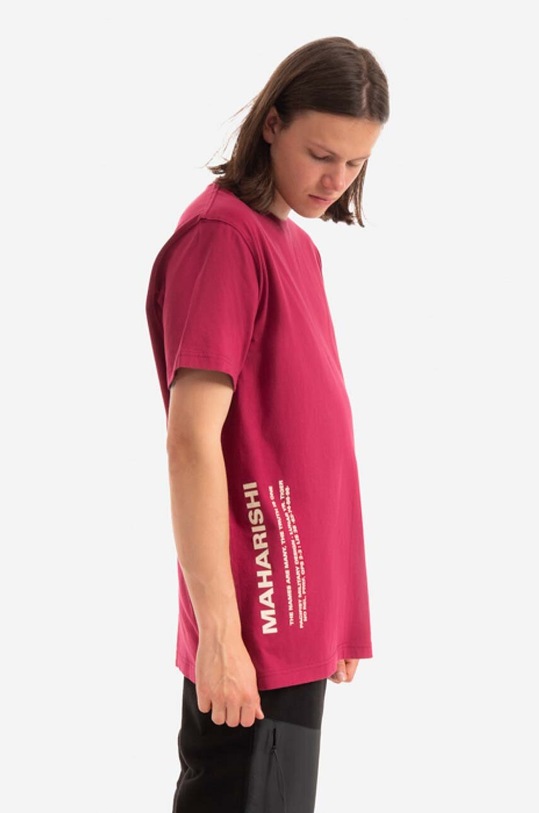Maharishi cotton t-shirt 9752.PLUM violet