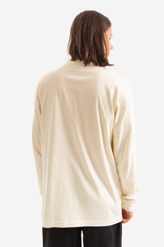 Oblečení Bavlněné tričko s dlouhým rukávem Maharishi 9754.ECRU béžová