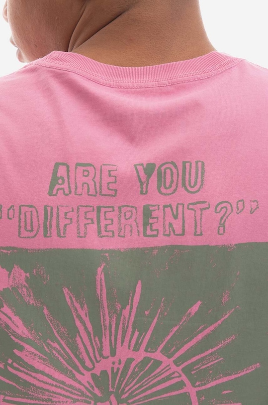 Maharishi t-shirt bawełniany fioletowy 9925.MAGENTA