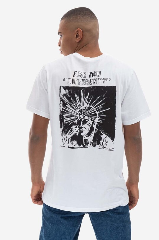 Odjeća Pamučna majica Maharishi Maha Warhol Mind Temple T-shirt 9925 WHITE 9925.WHITE bijela
