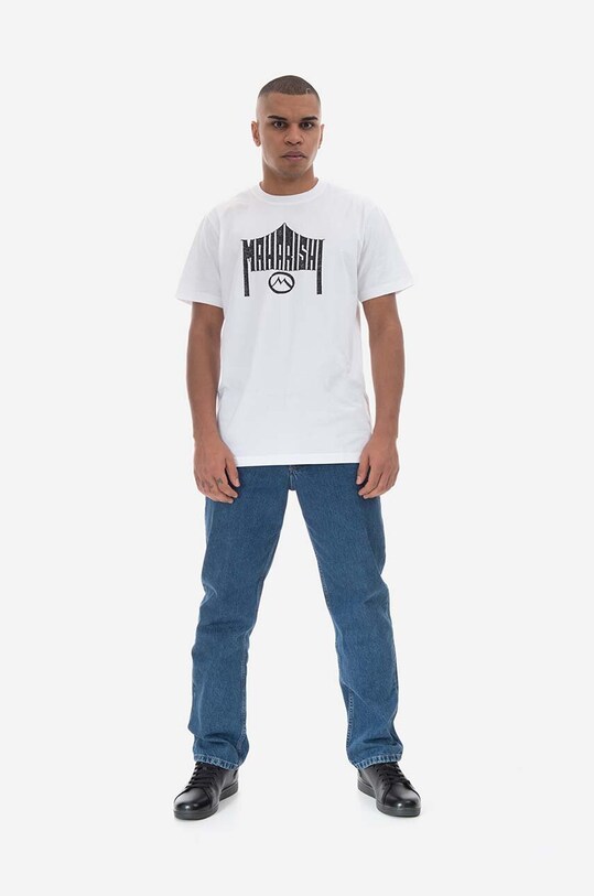 Maharishi cotton t-shirt 9928.WHITE white AA00