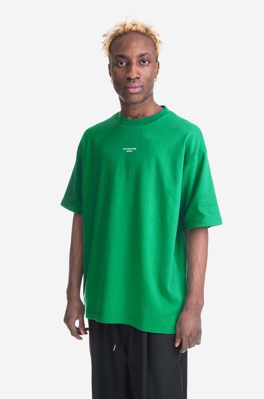 Drôle de Monsieur cotton T-shirt Le T-shirt TS100.GREEN green AA00