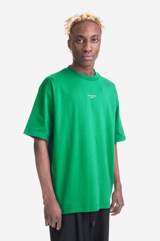 Drôle de Monsieur cotton T-shirt Le T-shirt green TS100.GREEN