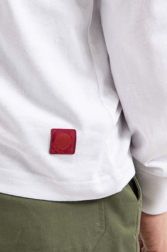 Bavlnené tričko s dlhým rukávom CLOT Triballs Tee CLLSS10016.WHITE