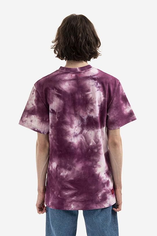 Одежда Хлопковая футболка CLOT CLTES10008.PURPLE фиолетовой