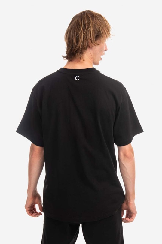 Clothing CLOTTEE cotton T-shirt Script SS Tee CTTE1001.BLACK black