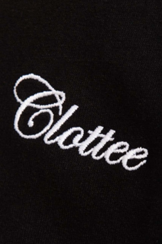 CLOTTEE cotton T-shirt Script SS Tee CTTE1001.BLACK black