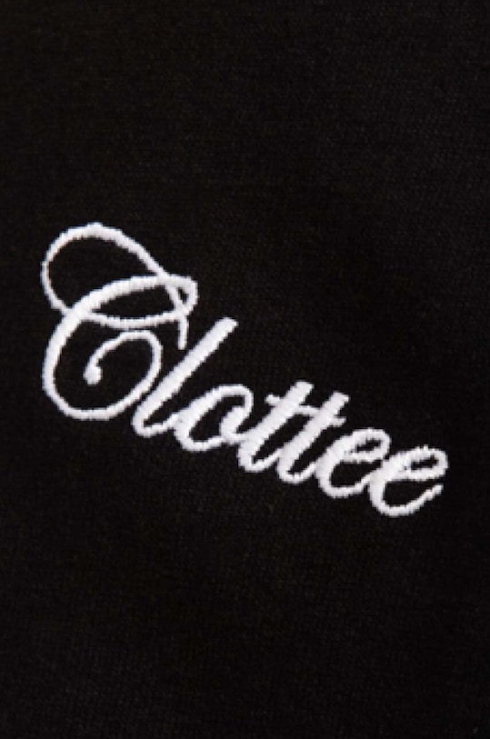 CLOTTEE cotton T-shirt Script SS Tee CTTE1001.BLACK black