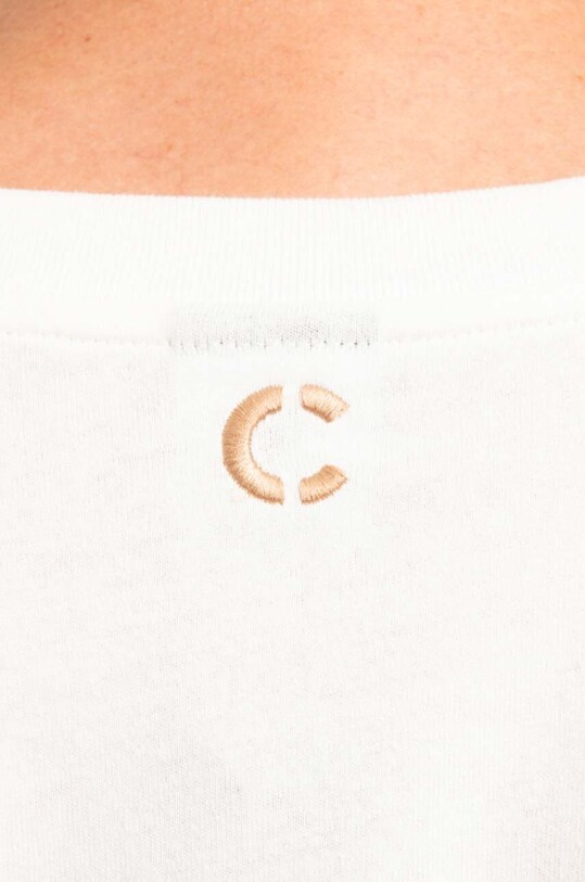 CLOTTEE cotton T-shirt Script SS Tee white CTTE1001.WHITE