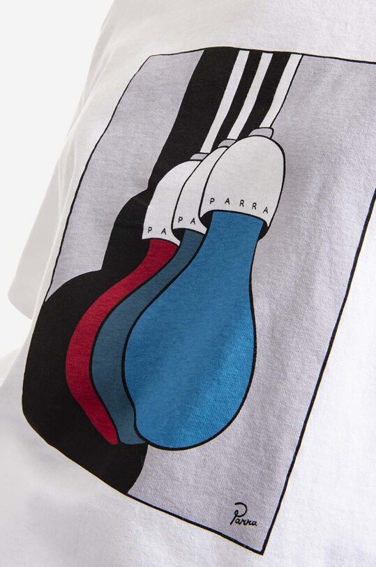 by Parra cotton t-shirt white 47300.WHITE