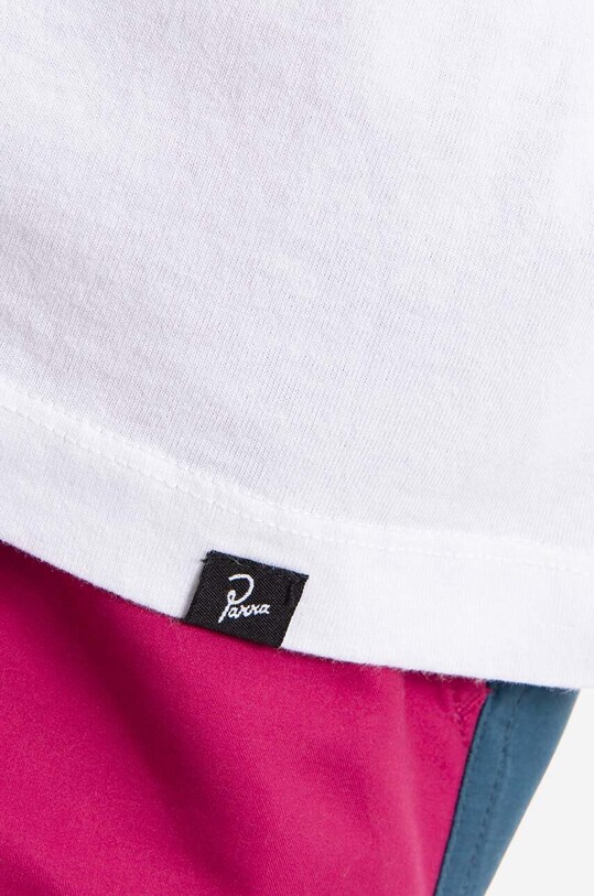 by Parra cotton t-shirt 47300.WHITE white
