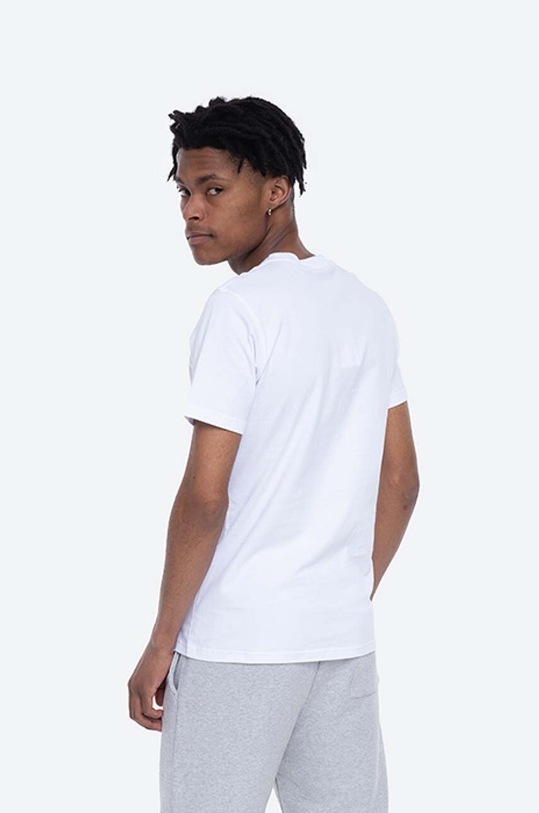 Clothing Norse Projects cotton T-shirt Niels Logo Stack N01.0541.0001 white