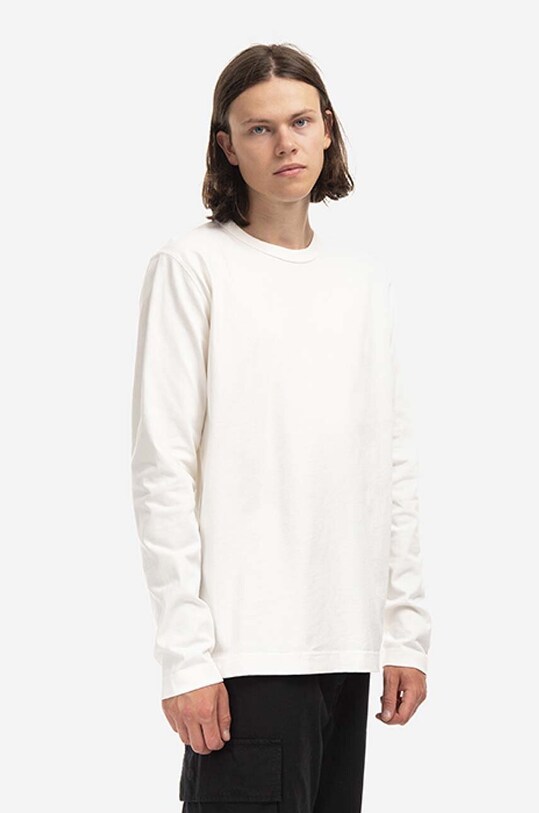 Norse Projects longsleeve din bumbac Holger Tab Series Logo LS