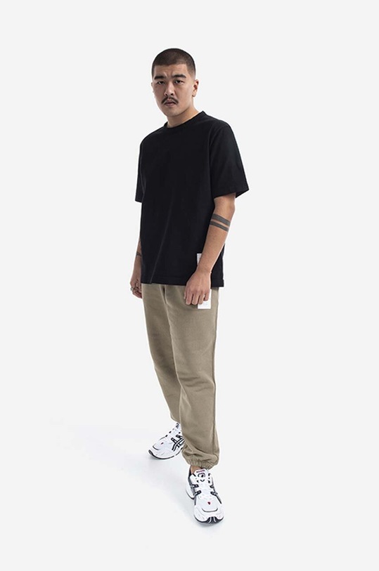 Norse Projects cotton T-shirt Holger Tab Series N01.0567.9999 black AA00