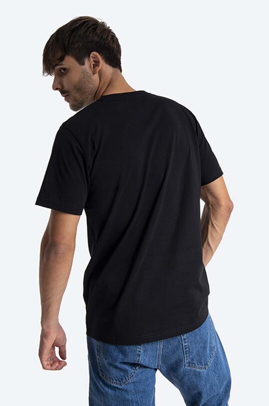 Îmbrăcăminte Norse Projects tricou din bumbac Niels Teknisk Logo N01.0570.9999 negru