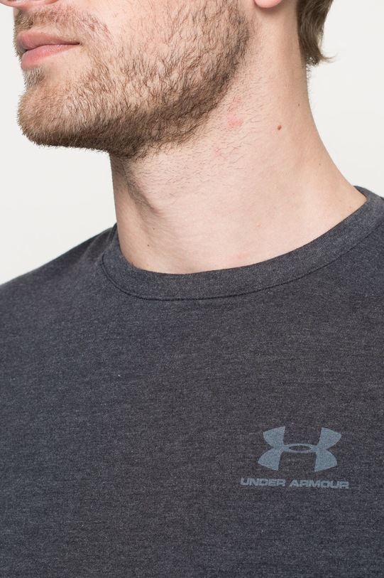 Under Armour - Pánske tričko UA Left Chest Lockup 1257616 1257616 sivá