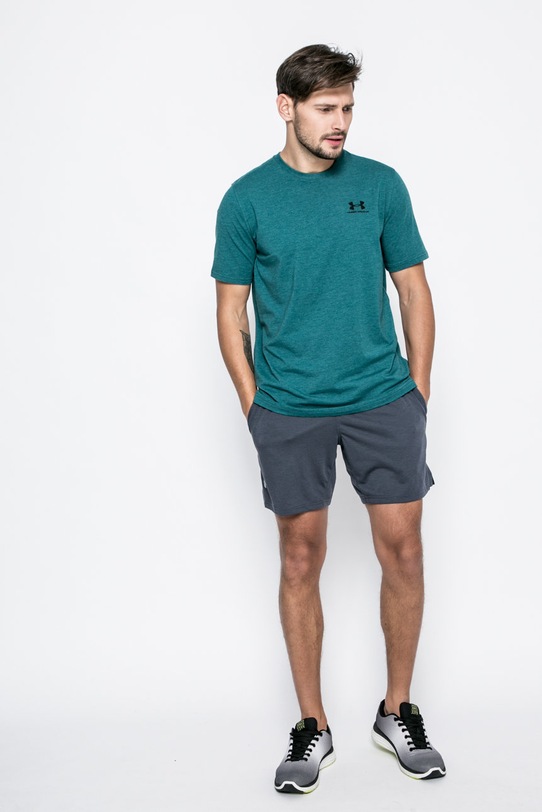 Under Armour - Pánske tričko UA Left Chest Lockup 1257616 1257616 zelená AA00